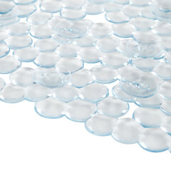 Коврик для ванны противоскользящий 69&times;39 см, &laquo;Капли&raquo;, овальный, прозрачный, ПВХ, PRIMILA (ПРИМИЛА), 700375