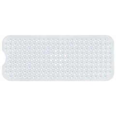 Коврик для ванны противоскользящий 100&times;40 см, &laquo;Полусферы&raquo;, прозрачный, ПВХ, присоски, PRIMILA (ПРИМИЛА), 700376
