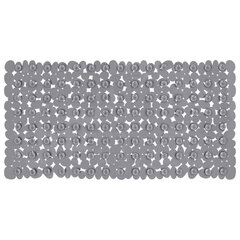 Коврик для ванны противоскользящий 70&times;36 см, &laquo;Галька&raquo;, темно-серый, ПВХ, присоски, PRIMILA (ПРИМИЛА),700379