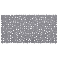 Коврик для ванны противоскользящий 70&times;36 см, &laquo;Галька&raquo;, темно-серый, ПВХ, присоски, PRIMILA (ПРИМИЛА),700379