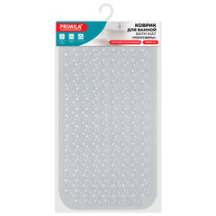 Коврик для ванны противоскользящий 70&times;38 см, &laquo;Полусферы&raquo;, прозрачный, ПВХ, присоски, PRIMILA (ПРИМИЛА), 700382