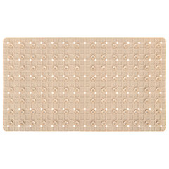 Коврик для ванны противоскользящий 71&times;40 см, &laquo;Пиксели&raquo;, бежевый, ПВХ, присоски, PRIMILA (ПРИМИЛА), 700383