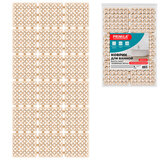 Коврик для ванны противоскользящий износостойкий 80х40 см, "Кофейные зерна", ПП + ТПЭ, PRIMILA (ПРИМИЛА), 700386