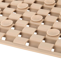 Коврик для ванны противоскользящий 66&times;36 см, &laquo;Мозаика&raquo;, бежевый, ТПЭ, присоски, PRIMILA (ПРИМИЛА), 700387