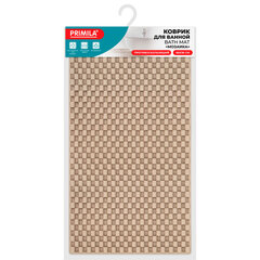 Коврик для ванны противоскользящий 66&times;36 см, &laquo;Мозаика&raquo;, бежевый, ТПЭ, присоски, PRIMILA (ПРИМИЛА), 700387
