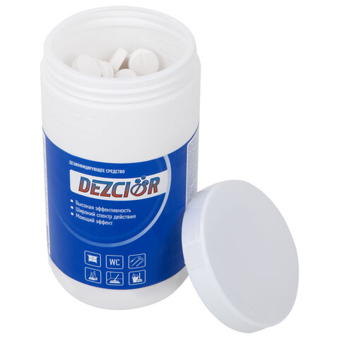 Средство дезинфицирующее 1кг ДЕЗХЛОР, таблетки 300 шт., банка, ш/к 60158