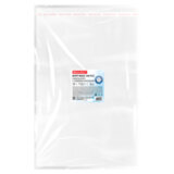 Пакеты БОПП с клеевым клапаном, КОМПЛЕКТ 100 штук, 25х35 + 4 см, 30 мкм, с усиленным швом, BRAUBERG, 700409