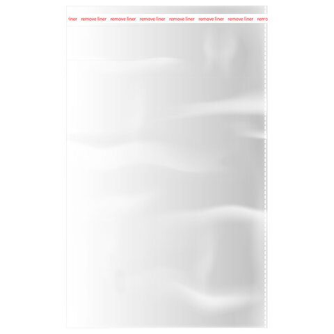 Пакеты БОПП с клеевым клапаном, КОМПЛЕКТ 100шт, 40х60+4см, 30мкм с усиленным швом, BRAUBERG, 700412