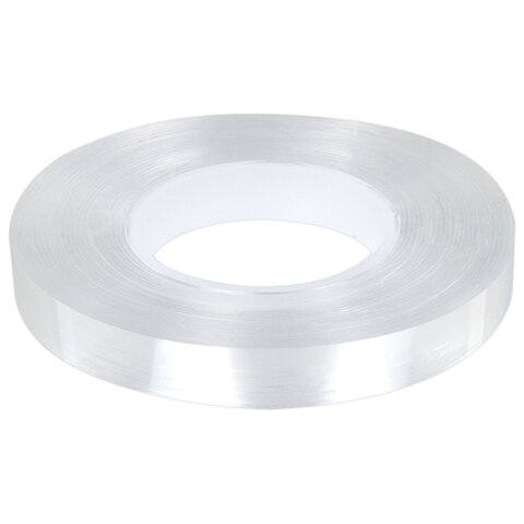 Многоразовая двухсторонняя прозрачная крепежная лента, скотч NANO tape, 5 м x 1 см, толщина 1 мм, WBZ (ВБЗ), 700424 - фото 2