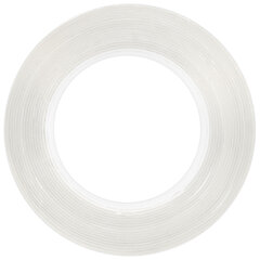 Многоразовая двухсторонняя прозрачная крепежная лента, скотч NANO tape, 3 м x 5 см, толщина 1 мм, WBZ (ВБЗ), 700427