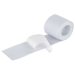 Клейкая лента бордюрная для ванны и кухни 60 мм х 3,2 м, белая, акриловая основа, WBZ (ВБЗ), 700429