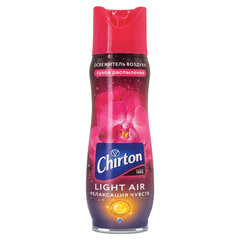 Освежитель воздуха аэрозольный 300 мл CHIRTON (Чиртон) Light Air "Релаксация чувств", сухое распыл, 45590