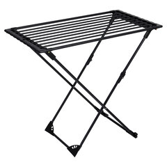 Сушилка напольная для белья раскладная, 3 зоны сушки, 20 метров, LAIMA HOME DUO SLIDING BLACK, 700469