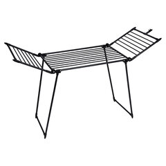 Сушилка напольная для белья раскладная, 3 зоны сушки, 19 метров, LAIMA HOME TRIO BLACK, 700470