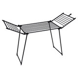 Сушилка напольная для белья раскладная, 3 зоны сушки, 19 метров, LAIMA HOME TRIO BLACK, 700470