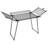 Сушилка напольная для белья раскладная, 5 зон сушки, 25 метров, LAIMA HOME MEGA BLACK, 700471