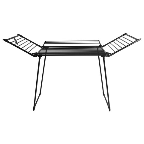 Сушилка напольная для белья раскладная, 5 зон сушки, 25 метров, LAIMA HOME MEGA BLACK, 700471