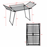 Сушилка напольная для белья раскладная 5 зон сушки, 25 метров LAIMA HOME MEGA BLACK, 700471