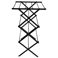 Сушилка напольная МИНИ для белья раскладная, 6 уровней, 10 метров, LAIMA HOME LADDER BLACK, 700473