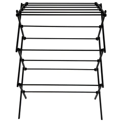 Сушилка напольная МИНИ для белья раскладная, 6 уровней, 10 метров, LAIMA HOME LADDER BLACK, 700473