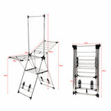 Сушилка напольная для белья раскладная 6 зон сушки, 18 метров, LAIMA HOME GRANDIOSE STAR, 700474