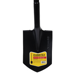 Лопата штыковая стальная 19&times;27 см, ОБЩАЯ ДЛИНА 115 см, черенок сталь, V-ручка, RABBITEX (РАББИТЕКС) &laquo;STRONG METAL&raquo;, 700476