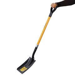 Лопата совковая стальная 23&times;28 см, ОБЩАЯ ДЛИНА 115 см, черенок стекловолокно, V-ручка, RABBITEX (РАББИТЕКС) &laquo;FIBERGLASS&raquo;, 700484