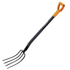 Вилы садовые стальные 22&times;30 см, ОБЩАЯ ДЛИНА 120 см, черенок сталь, V-ручка, RABBITEX (РАББИТЕКС) &laquo;STRONG METAL&raquo;, 700490