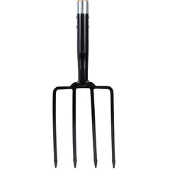 Вилы копальные стальные 19&times;28 см, ОБЩАЯ ДЛИНА 115 см, черенок стекловолокно, V-ручка, RABBITEX (РАББИТЕКС) &laquo;FIBERGLASS&raquo;, 700491