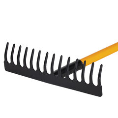 Грабли 14 зубьев стальные 35&times;10 см, ОБЩАЯ ДЛИНА 150 см, черенок стекловолокно, RABBITEX (РАББИТЕКС) &laquo;FIBERGLASS&raquo;, 700494