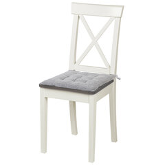 Подушка на стул &laquo;РОГОЖКА&raquo;, 40&times;40 см, полиэстер, светло-серая, PRIMILA (ПРИМИЛА) LUX, 700498