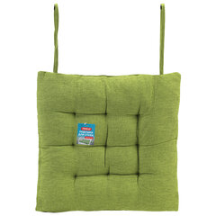 Подушка на стул &laquo;РОГОЖКА&raquo;, 40&times;40 см, полиэстер, зеленая, PRIMILA (ПРИМИЛА) LUX, 700500