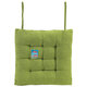 Подушка на стул "РОГОЖКА", 40x40 см, полиэстер, зеленая, PRIMILA (ПРИМИЛА) LUX, 700500