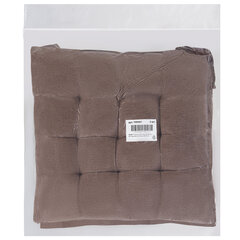 Подушка на стул &laquo;РОГОЖКА&raquo;, 40&times;40 см, полиэстер, коричневая, PRIMILA (ПРИМИЛА) LUX, 700501