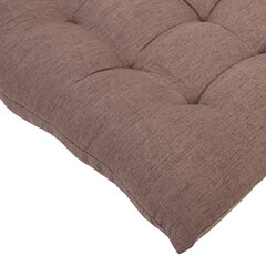 Подушка на стул &laquo;РОГОЖКА&raquo;, 40&times;40 см, полиэстер, коричневая, PRIMILA (ПРИМИЛА) LUX, 700501