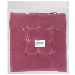 Подушка на стул &laquo;РОГОЖКА&raquo;, 40&times;40 см, полиэстер, бордовая, PRIMILA (ПРИМИЛА) LUX, 700502