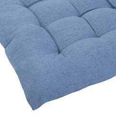 Подушка на стул &laquo;РОГОЖКА&raquo;, 40&times;40 см, полиэстер, синяя, PRIMILA (ПРИМИЛА) LUX, 700503