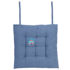 Подушка на стул &laquo;РОГОЖКА&raquo;, 40&times;40 см, полиэстер, синяя, PRIMILA (ПРИМИЛА) LUX, 700503