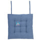 Подушка на стул "РОГОЖКА", 40x40 см, полиэстер, синяя, PRIMILA (ПРИМИЛА) LUX, 700503