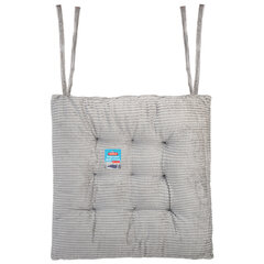 Подушка на стул &laquo;ВЕЛЬВЕТ&raquo; 38&times;38 см, полиэстер, серая, PRIMILA (ПРИМИЛА) CLASSIC, 700504