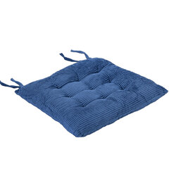 Подушка на стул &laquo;ВЕЛЬВЕТ&raquo; 38&times;38 см, полиэстер, синяя, PRIMILA (ПРИМИЛА) CLASSIC, 700505