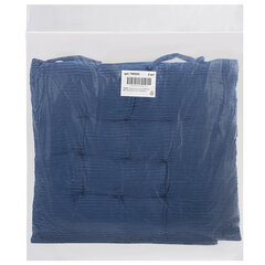 Подушка на стул &laquo;ВЕЛЬВЕТ&raquo; 38&times;38 см, полиэстер, синяя, PRIMILA (ПРИМИЛА) CLASSIC, 700505