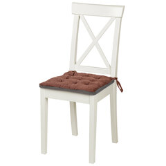 Подушка на стул &laquo;ВЕЛЬВЕТ&raquo; 38&times;38 см, полиэстер, коричневая, PRIMILA (ПРИМИЛА) CLASSIC, 700506