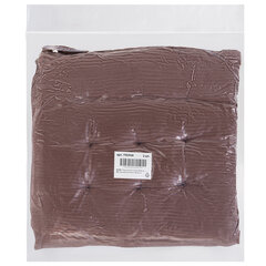 Подушка на стул &laquo;ВЕЛЬВЕТ&raquo; 38&times;38 см, полиэстер, коричневая, PRIMILA (ПРИМИЛА) CLASSIC, 700506