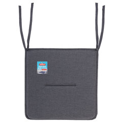 Подушка на стул плоская &laquo;РОГОЖКА&raquo; 37&times;37 см, полиэстер, серая PRIMILA (ПРИМИЛА) STANDARD, 700508