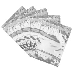 Пакеты дой-пак с замком ZIP LOCK, металлизированная + прозрачная стенка, 160х240 + 40 мм, КОМПЛЕКТ 100 штук, 70 мкм, BRAUBERG, 700685