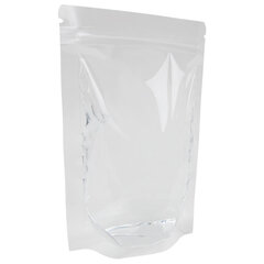 Пакеты дой-пак с замком ZIP LOCK, прозрачные, 160х240 + 40 мм, КОМПЛЕКТ 100 штук, 70 мкм, BRAUBERG, 700698
