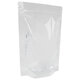 Пакеты дой-пак с замком ZIP LOCK, прозрачные, 160х240 + 40 мм, КОМПЛЕКТ 100 штук, 70 мкм, BRAUBERG, 700698