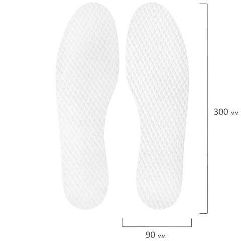 Стельки для обуви впитывающие от пота и запаха,КОМПЛЕКТ 10пар,р.RU33-45/EU34-46,SHEGRA(ШЕГРА),700730