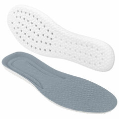 Стельки для обуви АНАТОМИЧЕСКИЕ ДЫШАЩИЕ, материал PU PRO, размер RU 39-44 / EU 40-45, с линиями выреза, SHEGRA (ШЕГРА), 700737